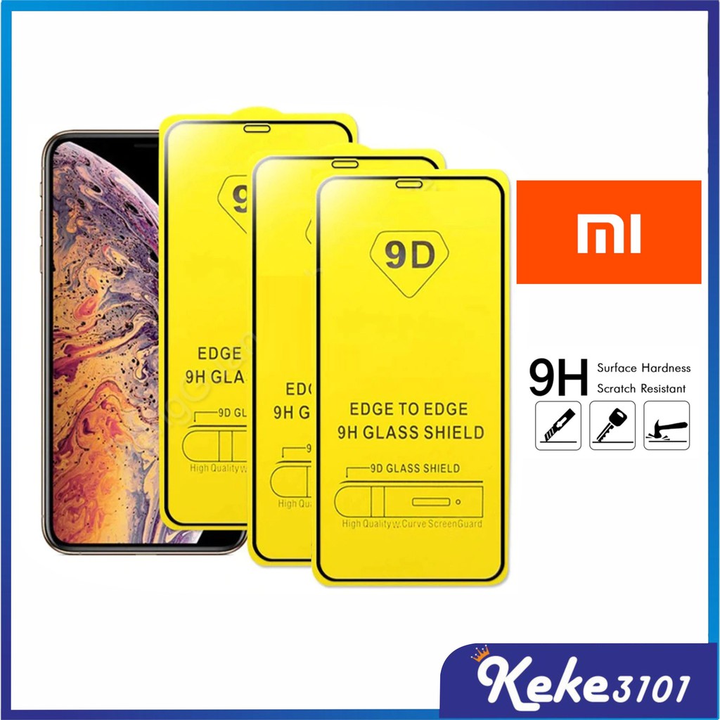 Tempered Glass Xiaomi Redmi 4X 4A 5 5A 6 6A 7A 7 8 8A 9 9A 9C 9T 10 10A 10C 12 12C 13C S2 A1 A2 A3 Anti Gores Screen Guard Full Cover 9D 21D