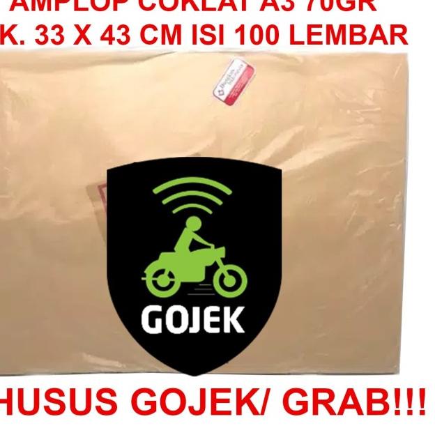 

♝ Amplop Coklat A-3 isi 100lbr ✺
