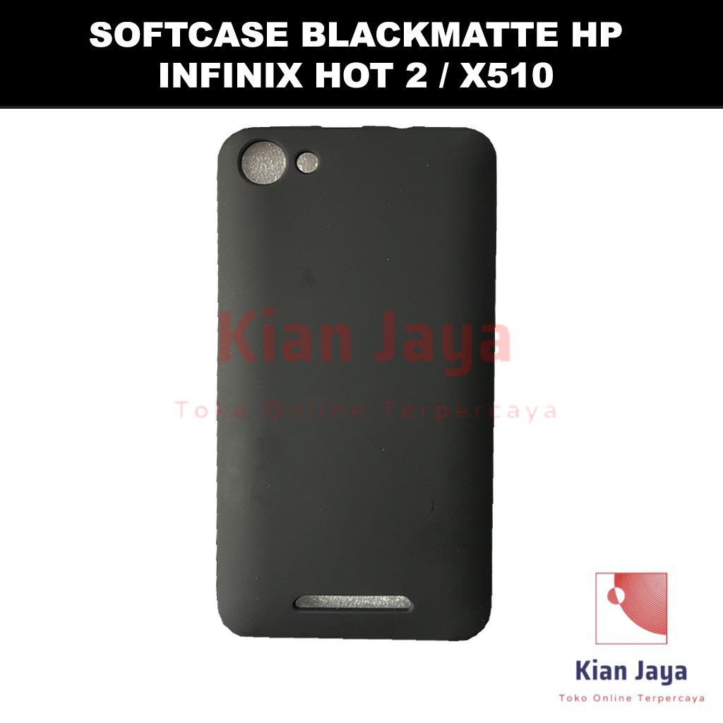 Softcase Blackmatte Handphone Infinix Hot 2 / X510 Antishock, Casehp, Siliconcase, Slim Design