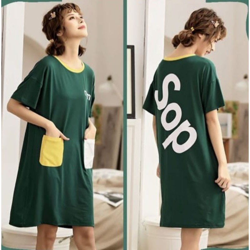 Daster import kaos katun/daster import/fashion import/korea style