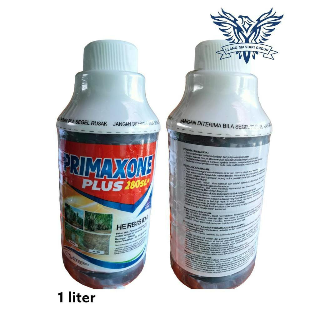 PRIMAXONE  PLUS 280 SL 1 Liter HERBISIDA Pengendali Gulma Berdaun Lebar Parakuat Diklorida 276 g/L CBA Gramoxone