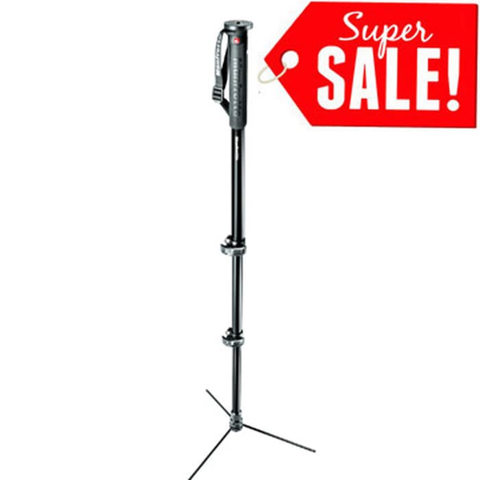 Berkualitas Manfrotto Mmxproa3B Xpro 3-Section Monopod Bagus