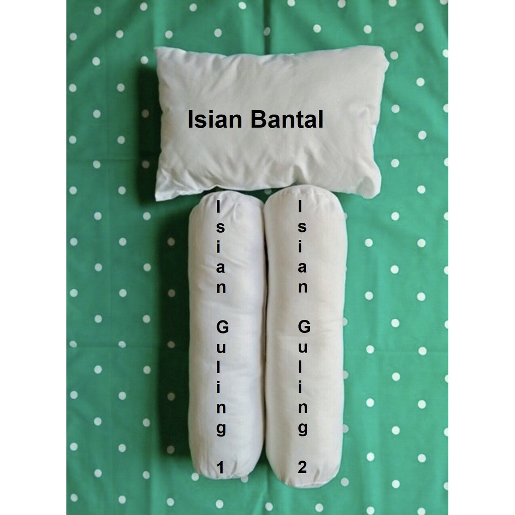 Isian Bantal / Guling Baby polos tanpa sarung bantal / guling polosan Akachan sbg