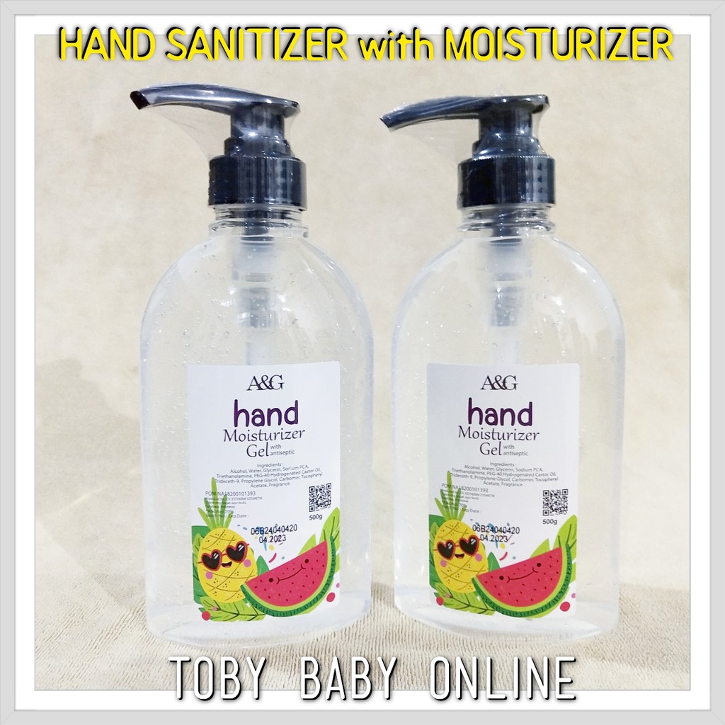Mikusoo A&amp;G Hand Sanitizer Moisturizer Gel Antiseptik 70% Alkohol 500ml