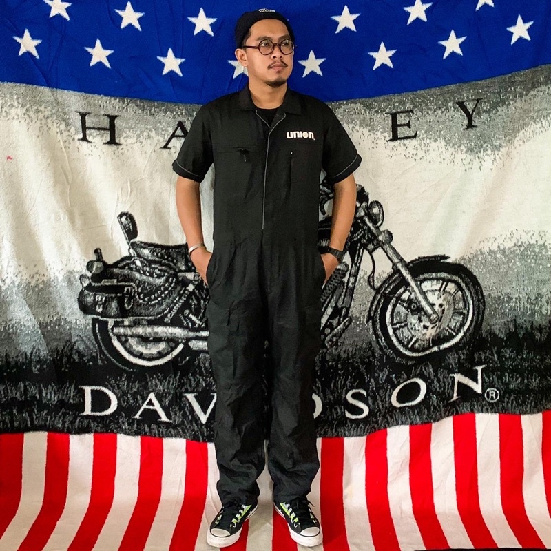 Vintage 76 Lubricant Coverall / Wearpack SS Black