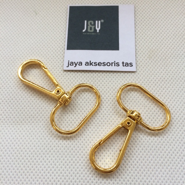 Kew-kew kait tas 2.5 cm gold