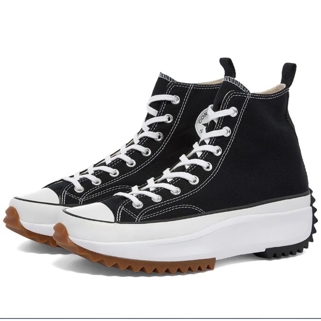  Sepatu  Converse  Run Star  Hike Hiker Lugged Hi Black Murah 