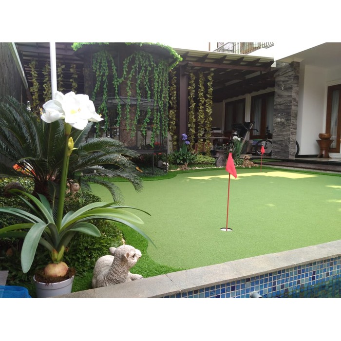 Rumput sintetis mini golf pembuatan lapangan golf mini