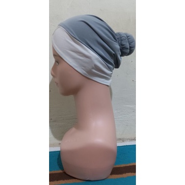 inner hijab renda silang sanggul