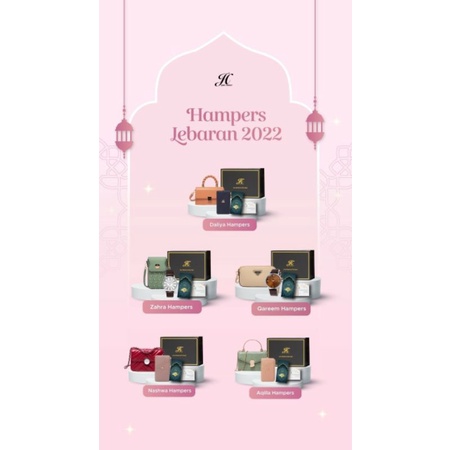 HAMPERS BY JIMSHONEY ORIGINAL TAS SELEMPANG,DOMPET,JAM TANGAN JH FREE BOX EXCLUSIVE