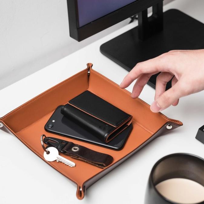

PROMO ARK Fiber Leather Desk Tray Catchall