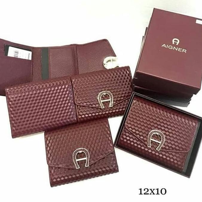 Dompet pria/ Aigner pria short wallet marron | DOMPET PRIA