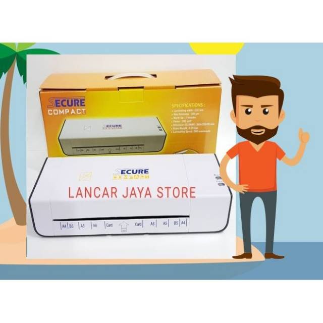 

(P) Diskon [JK]# OFFICE Mesin Laminating SECURE Compact A4