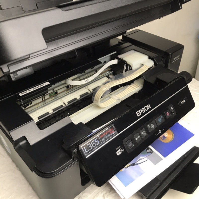 Printer Epson L365 Print,Scan,Copy,Wifi Bekas