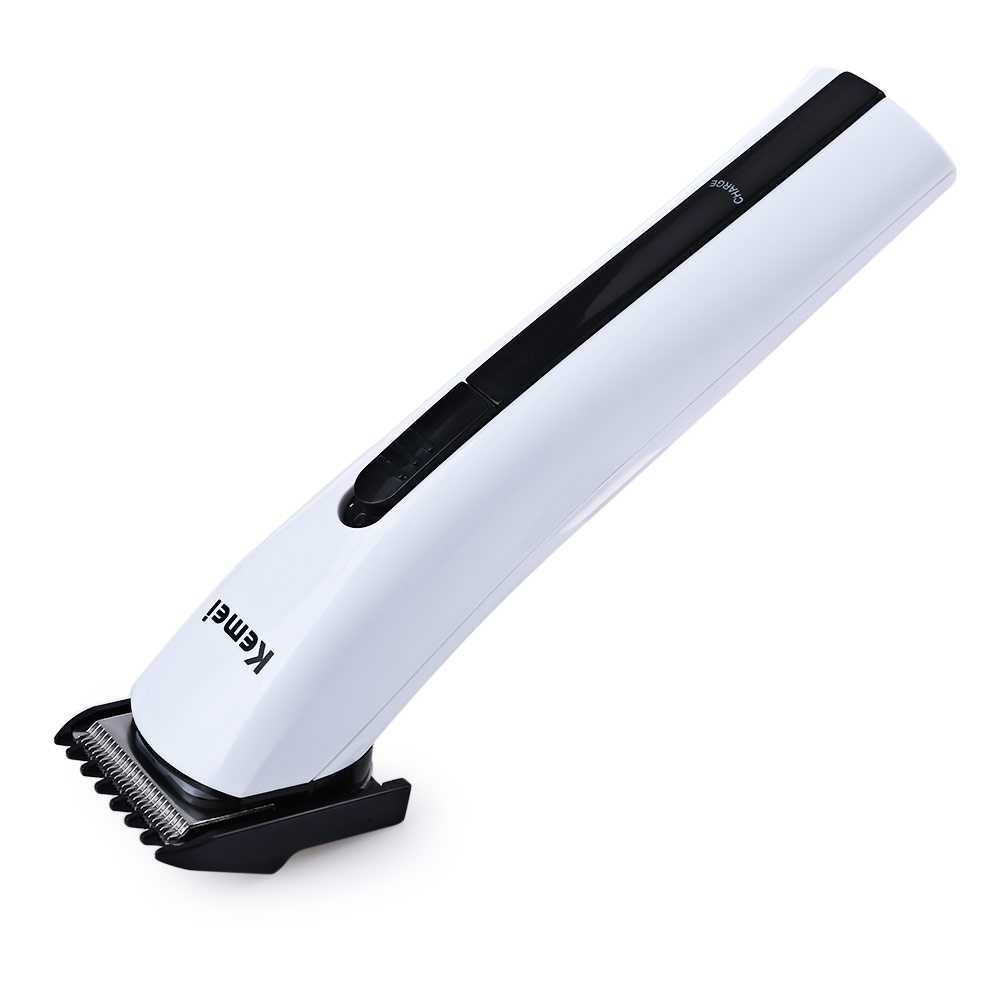 COD Alat Cukur Rambut Shaver Elektrik Putih Rechargeable