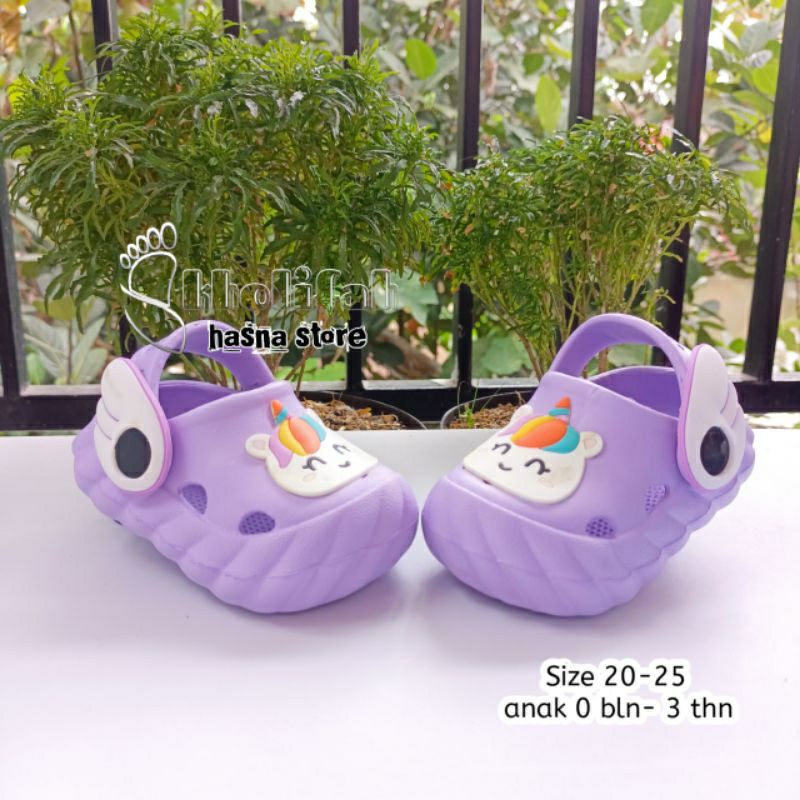 Sandal Baim Anak Perempuan Unicorn Size 20-25 Dulux 377E