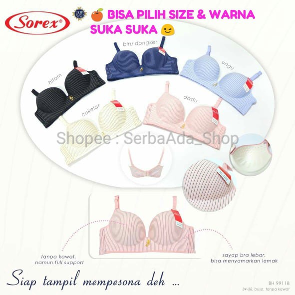 Bra Sorex 99118 17228 Size 36 - 42 Comfort