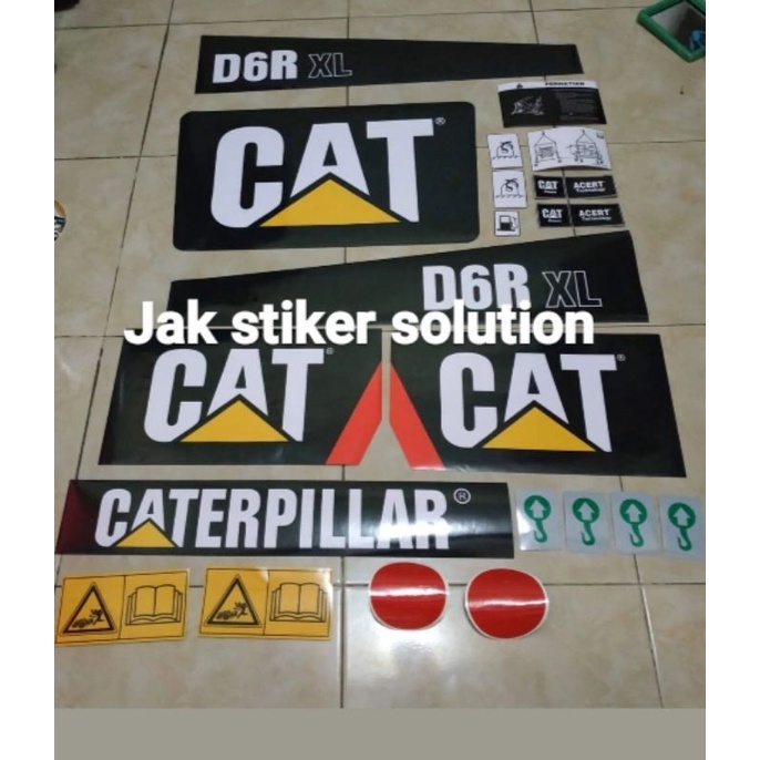 

Stiker Dozer Cat D6RXL Sticker Alat Berat