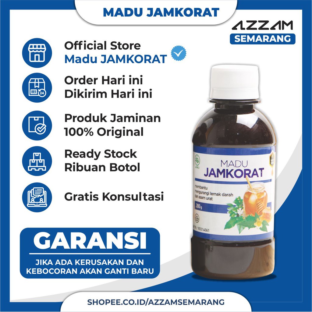 

Madu Jamkorat Obat Kolesterol Tinggi Dan Asam Urat