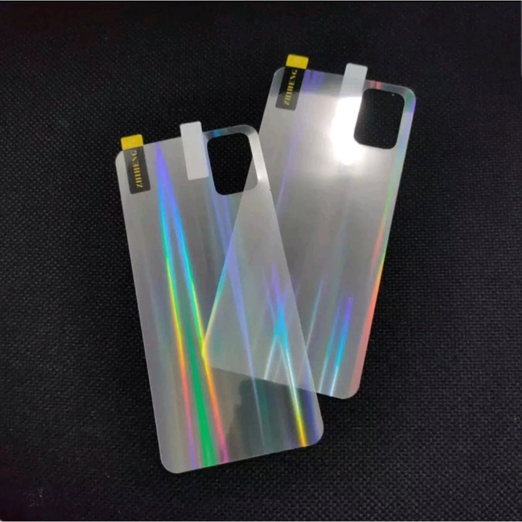 Skin Aurora Rainbow SAMSUNG A32 A52 A72 A22 M32 M62 Back Anti Gores Belakang