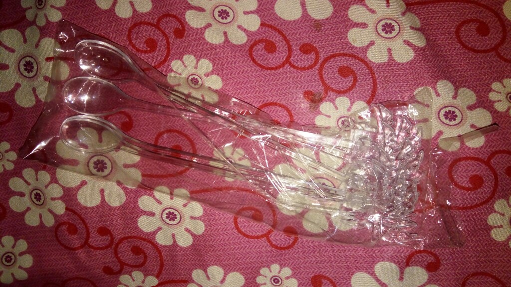 Adukan Minuman/6pcs/sendok Panjang/aksesoris/22cm