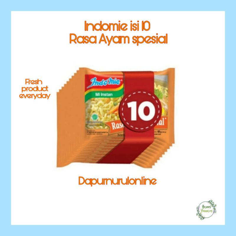 

Indomie isi 10 Rasa Ayam Spesial