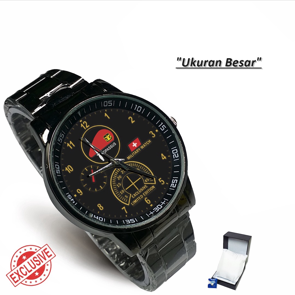 Jam Tangan Rantai Couple KOPASSUS 01 (Awesome)