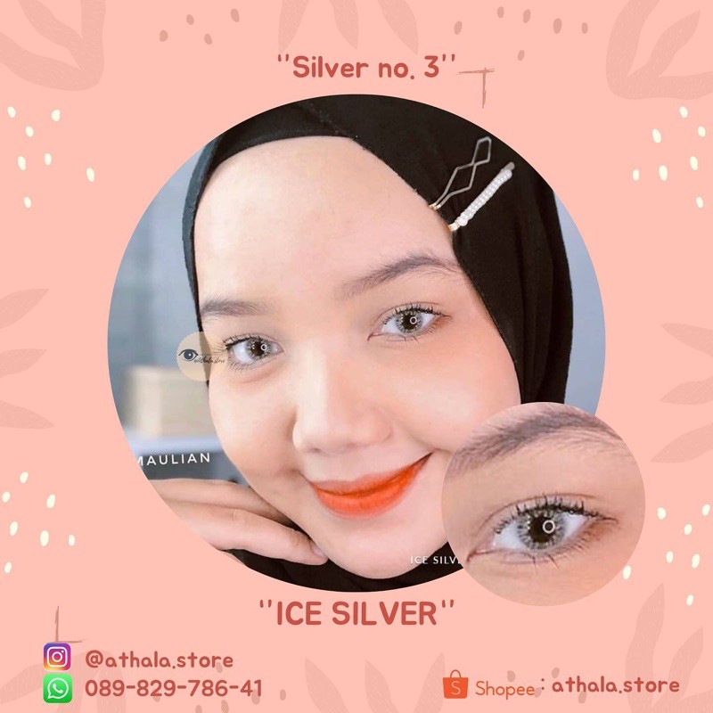 SOFTLENS X2 ICE SILVER NO. 3 LIGHT GREY