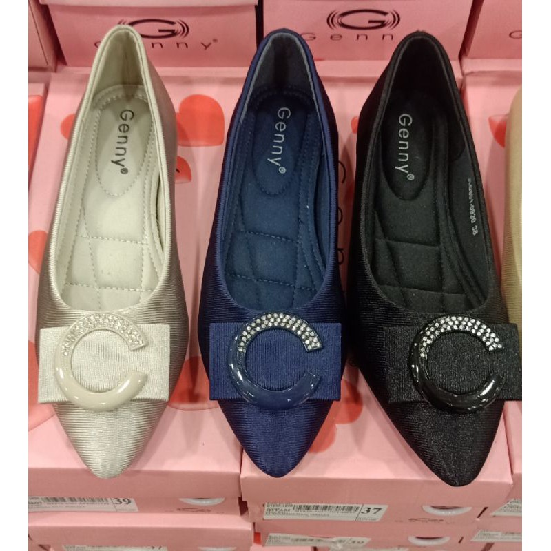 FLAT SHOES WANITA/SEPATU KERJA BRAND GENNY