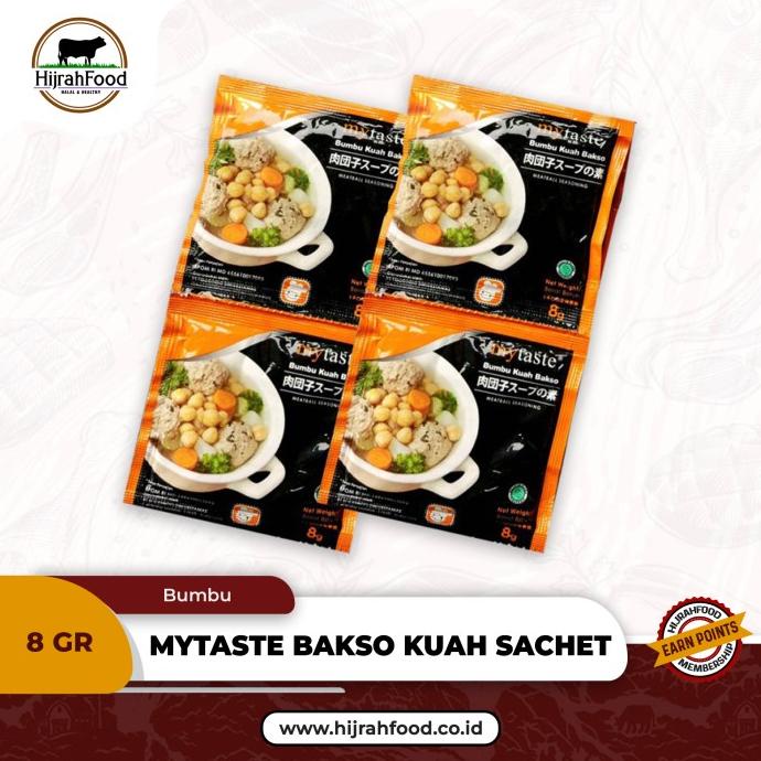 

MyTaste Bumbu Kuah Bakso Sachet | Beef Meatballs Broth Seasoning