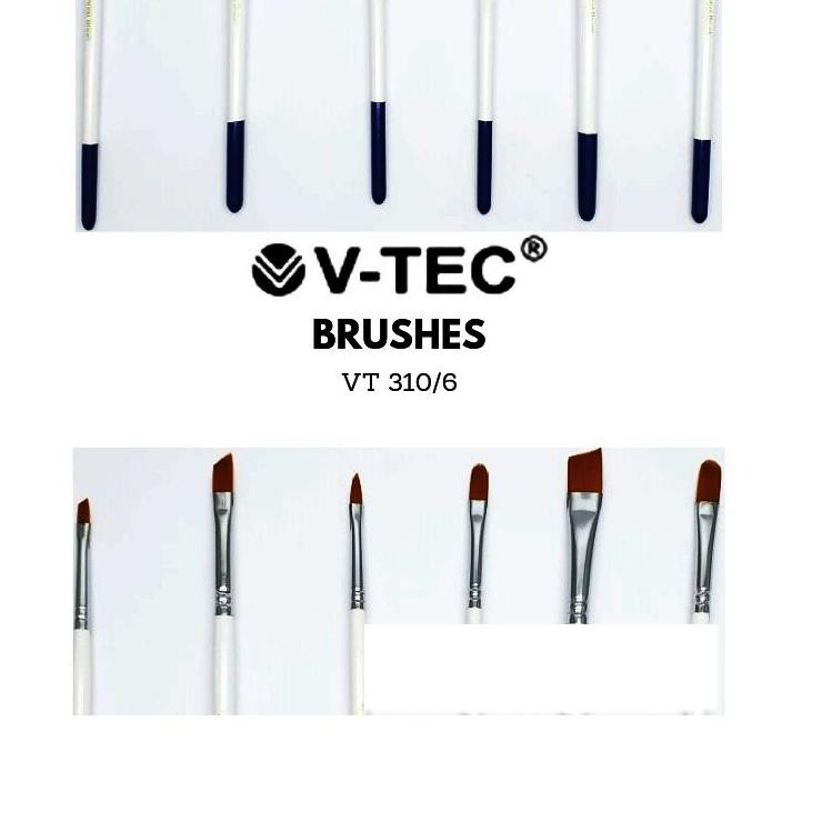 

Readystock D8GGB V-Tec Brush VT-310 Set 6 / Kuas Lukis Set 6 / Kuas V-Tec M68 Paling Popular