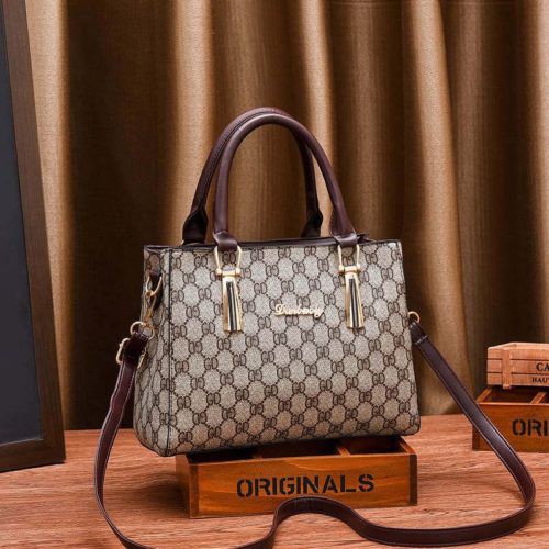 BQ 2882 GI 89071 LT 1247 CR 7468 RISCE TAS HAND BAG IMPORT MOTIF WANITA CEWEK PEREMPUAN JT EL 5413