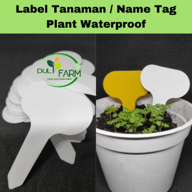 Label Tanaman Anti Air Name Tag Plant Waterproof