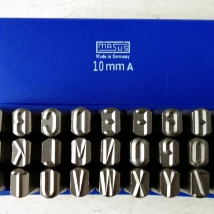 

MASUS Germany Huruf Ketok 10 Mm Stamp Punch Letter A - Z