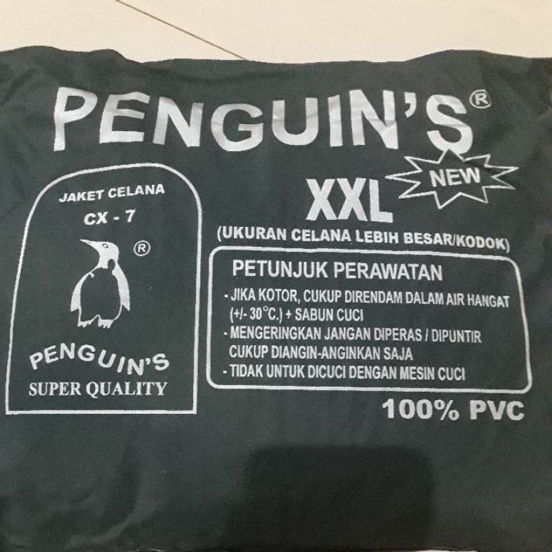 Jas Hujan Jaket Celana Penguins CX7 XXL