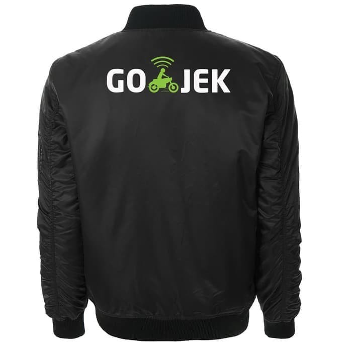 New Trend JAKET BOMBER GOJEK GRAB WATERPROOF JAKET PRIA PARKA MOTOR HUJAN KEREN  -  PDKFS437