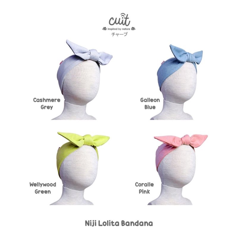 Cuit Bandana Niji Lolita Series - Bandana Bayi &amp; Anak