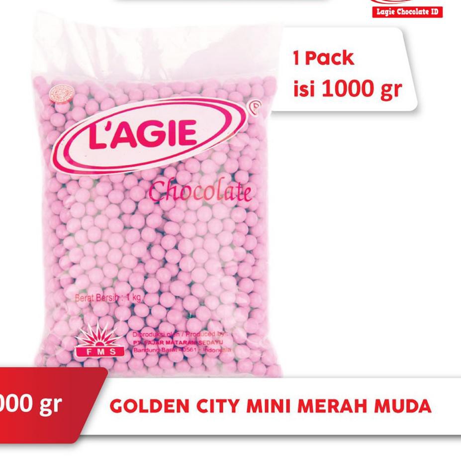 

{Original} COKELAT LAGIE GOLDEN CITY MINI PINK