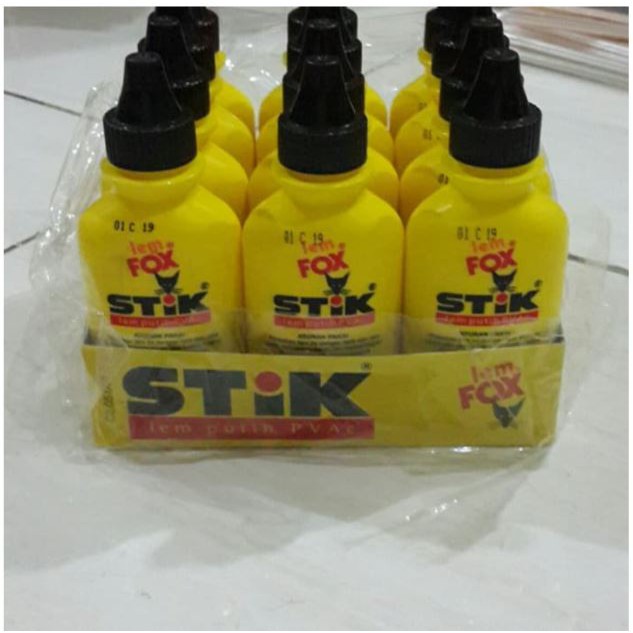 

Lem FOX Stik PVAc ( Lem Putih ) ukuran 60 gr