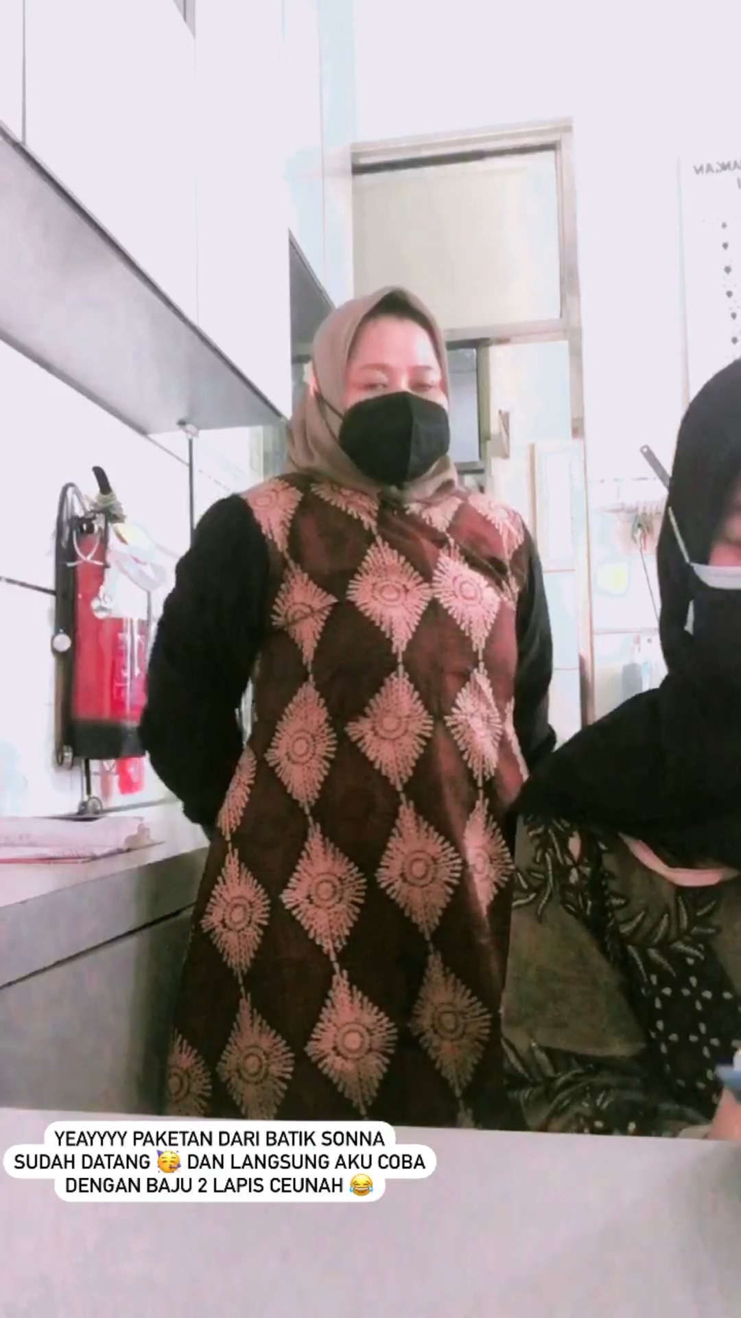 S M L Xl Xxl 3l 4l 5l Tunik Batik Wanita Diana