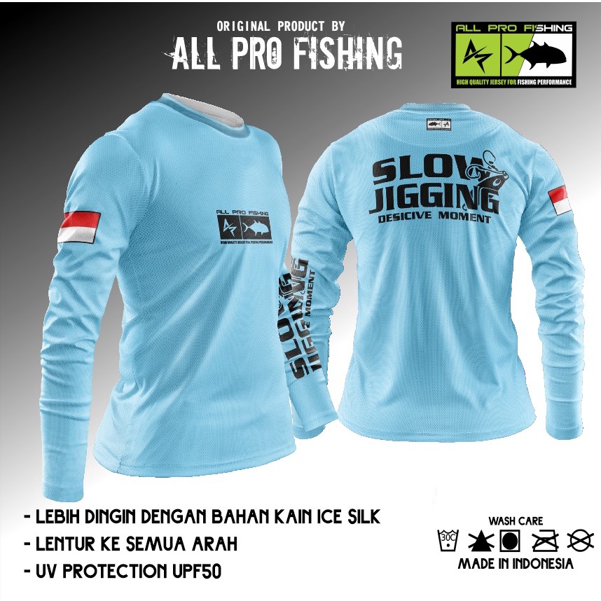 AP CUSTOM jersey mancing SLOW JIGGING bisa custom nama