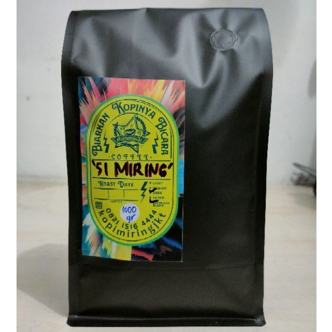 

SI MIRING Espresso Blend Arabika / KOPIMIRING JAKARTA / 1kg / Espresso / House Blend / Enak / Murah