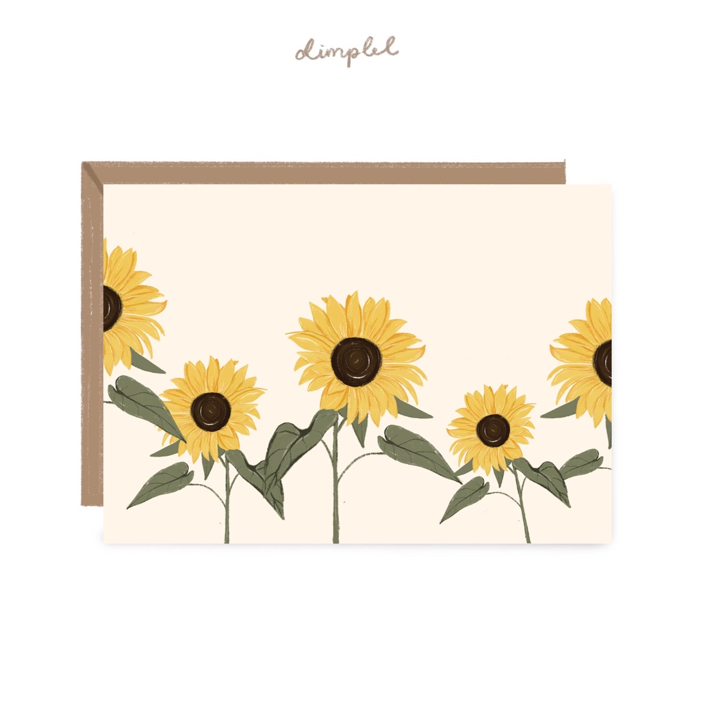 

Kartu Ucapan Bunga Matahari