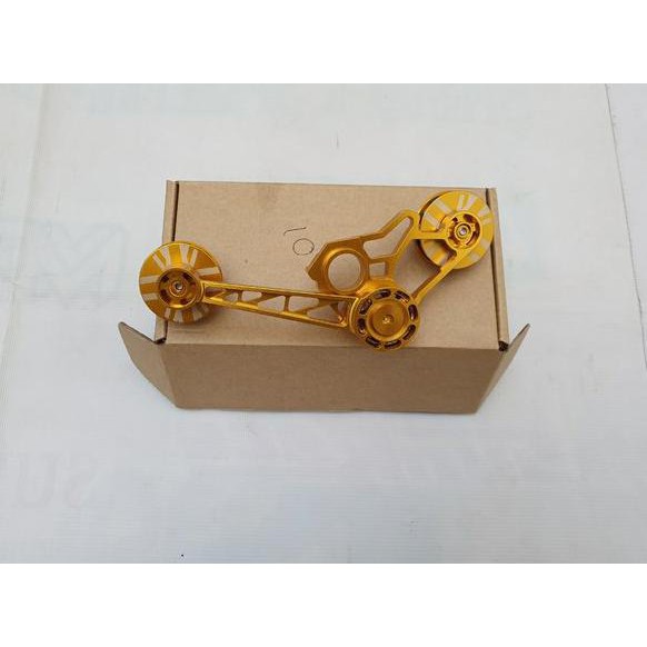Brompton  Chain Tensioner - Brompton Chain Extender  Guide wheel Gold
