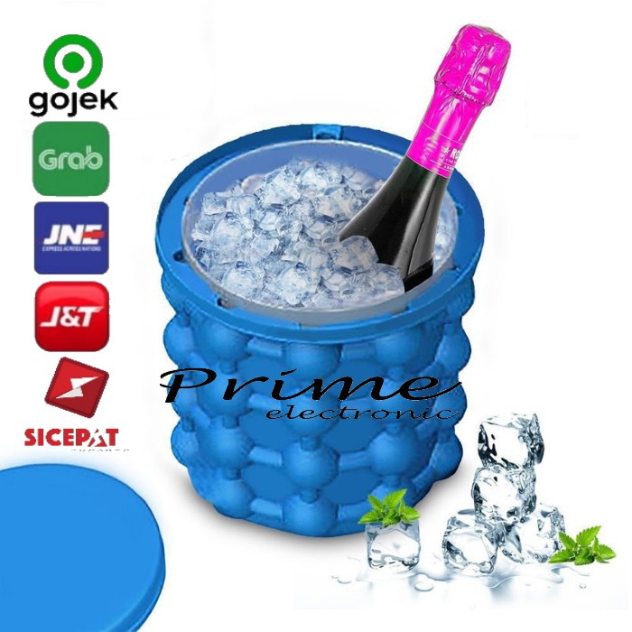

Ice Genie Pencetak Es Batu Ice Cube Maker 3D Silicone Mold