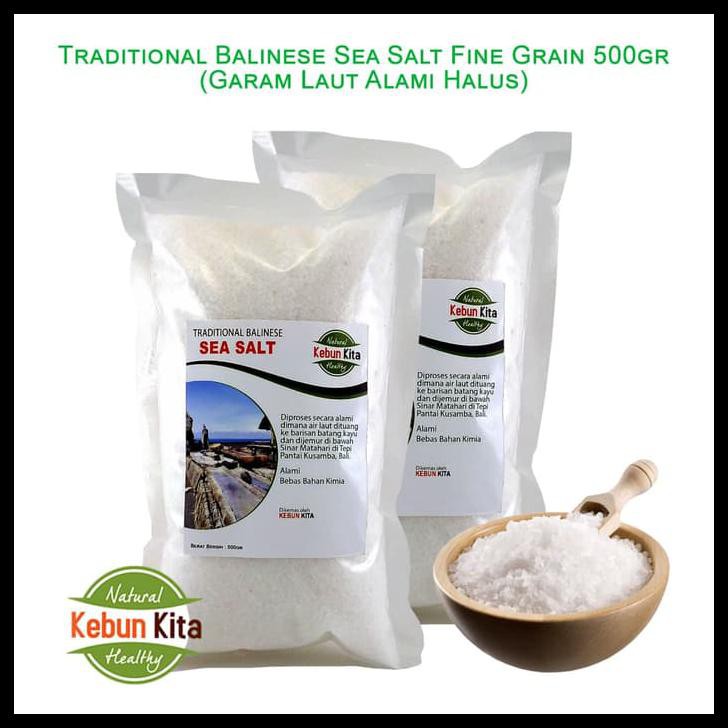 

TERBATAS Traditional Balinese Sea Salt 500gr ( Garam Laut Alami )