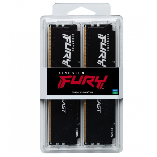 Kingston Fury Beast 32GB (16GB x2) DDR5 5200Mhz KF552C40BBK2-32