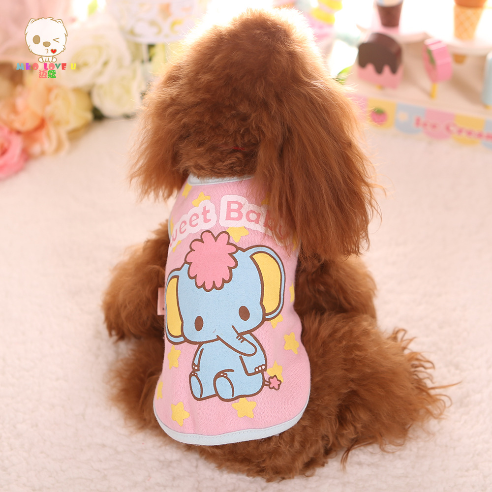 Yufeipet Sweater Pullover Motif Kartun Bahan Fleece Untuk Anjing / Kucing