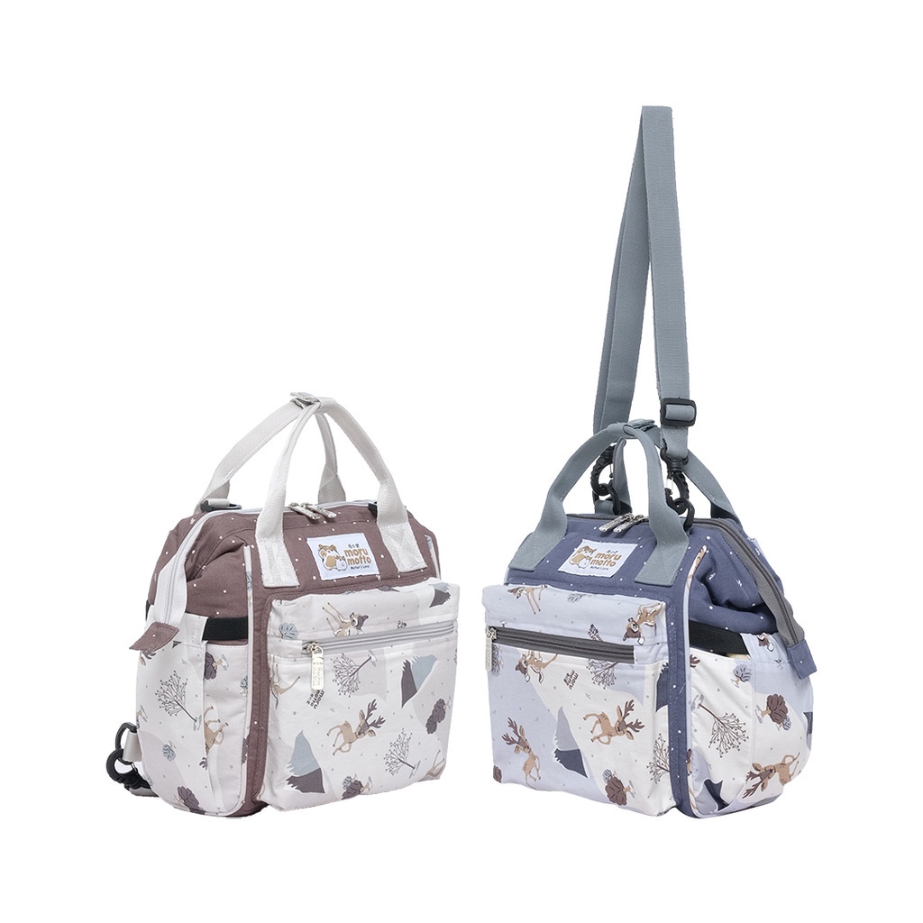 Moru Motto Diaper Bag Tas Kecil Bambee MMT7008 / Pigeon MMT7006