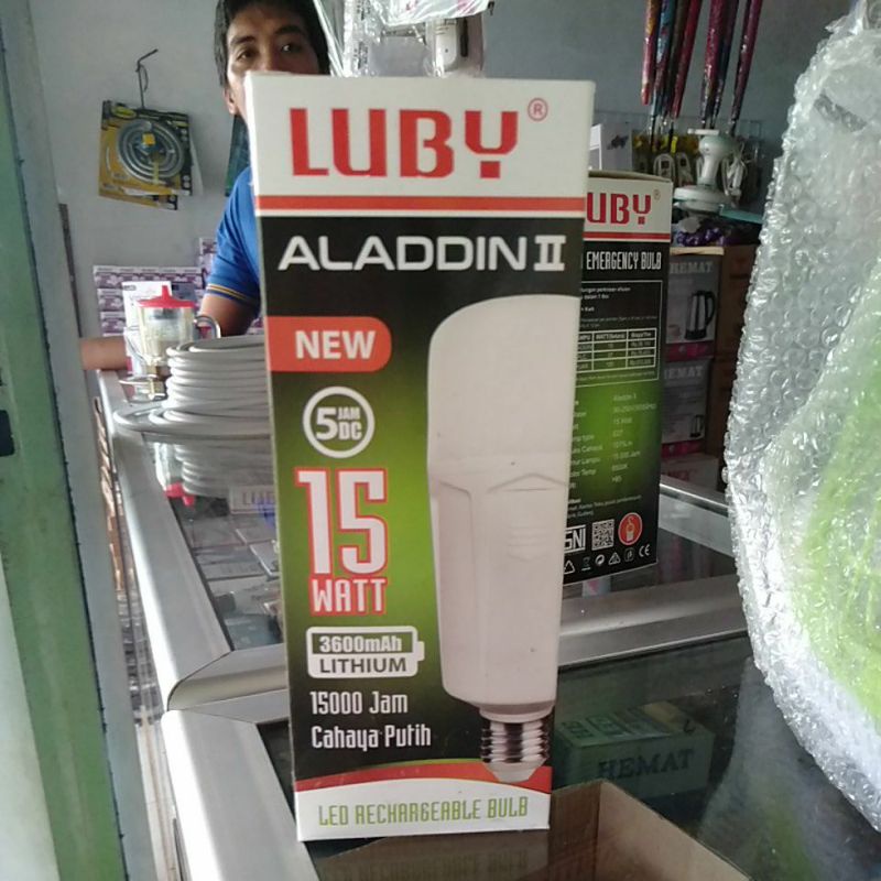 lampu Emergency LUBY 9 Watt,15 watt